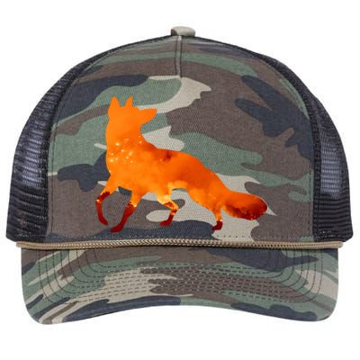 Wildfire Fox Retro Rope Trucker Hat Cap