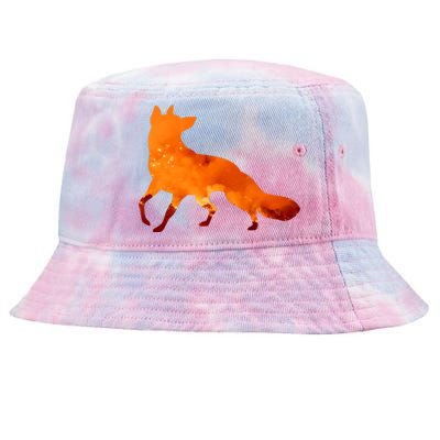 Wildfire Fox Tie-Dyed Bucket Hat