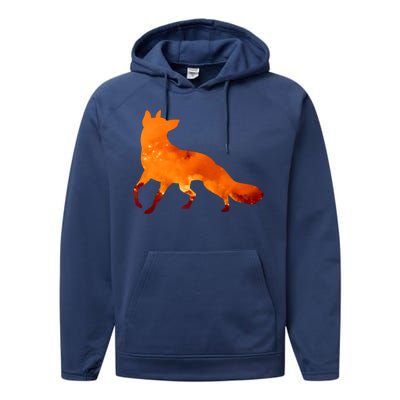 Wildfire Fox Performance Fleece Hoodie