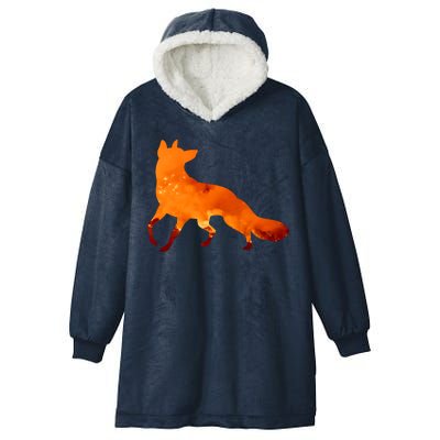 Wildfire Fox Hooded Wearable Blanket