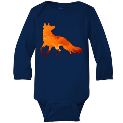 Wildfire Fox Baby Long Sleeve Bodysuit