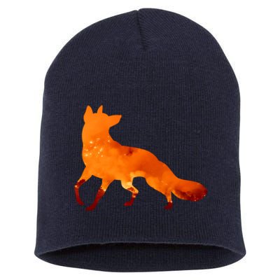 Wildfire Fox Short Acrylic Beanie