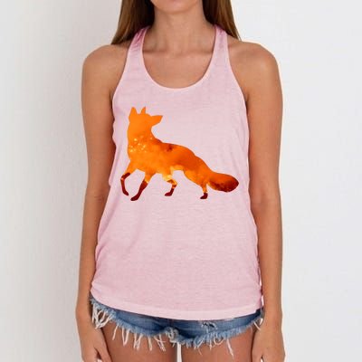 Wildfire Fox Women's Knotted Racerback Tank