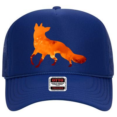 Wildfire Fox High Crown Mesh Back Trucker Hat