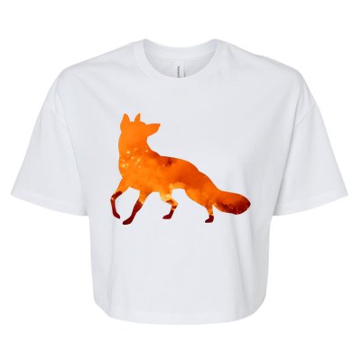 Wildfire Fox Bella+Canvas Jersey Crop Tee