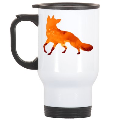 Wildfire Fox Stainless Steel Travel Mug