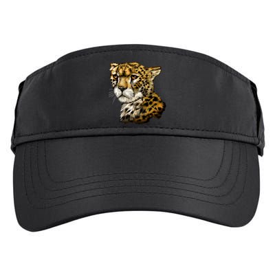 Wildlife - Big Face Cheetah Portrait Adult Drive Performance Visor
