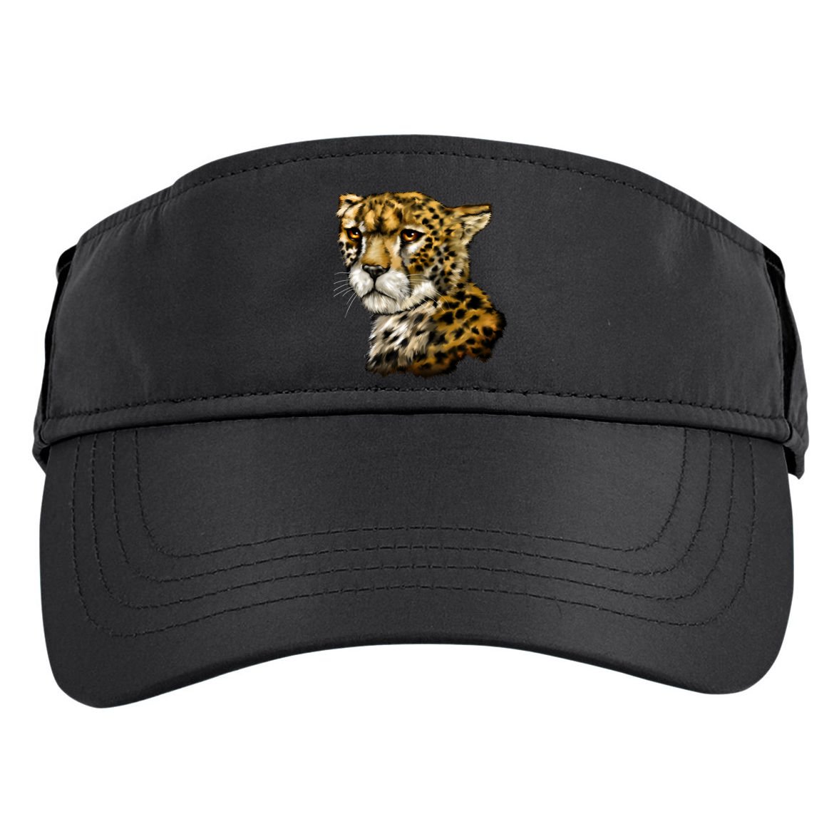 Wildlife - Big Face Cheetah Portrait Adult Drive Performance Visor