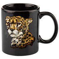 Wildlife - Big Face Cheetah Portrait 11oz C Handle Ceramic Mug