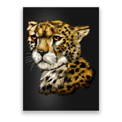 Wildlife - Big Face Cheetah Portrait Poster