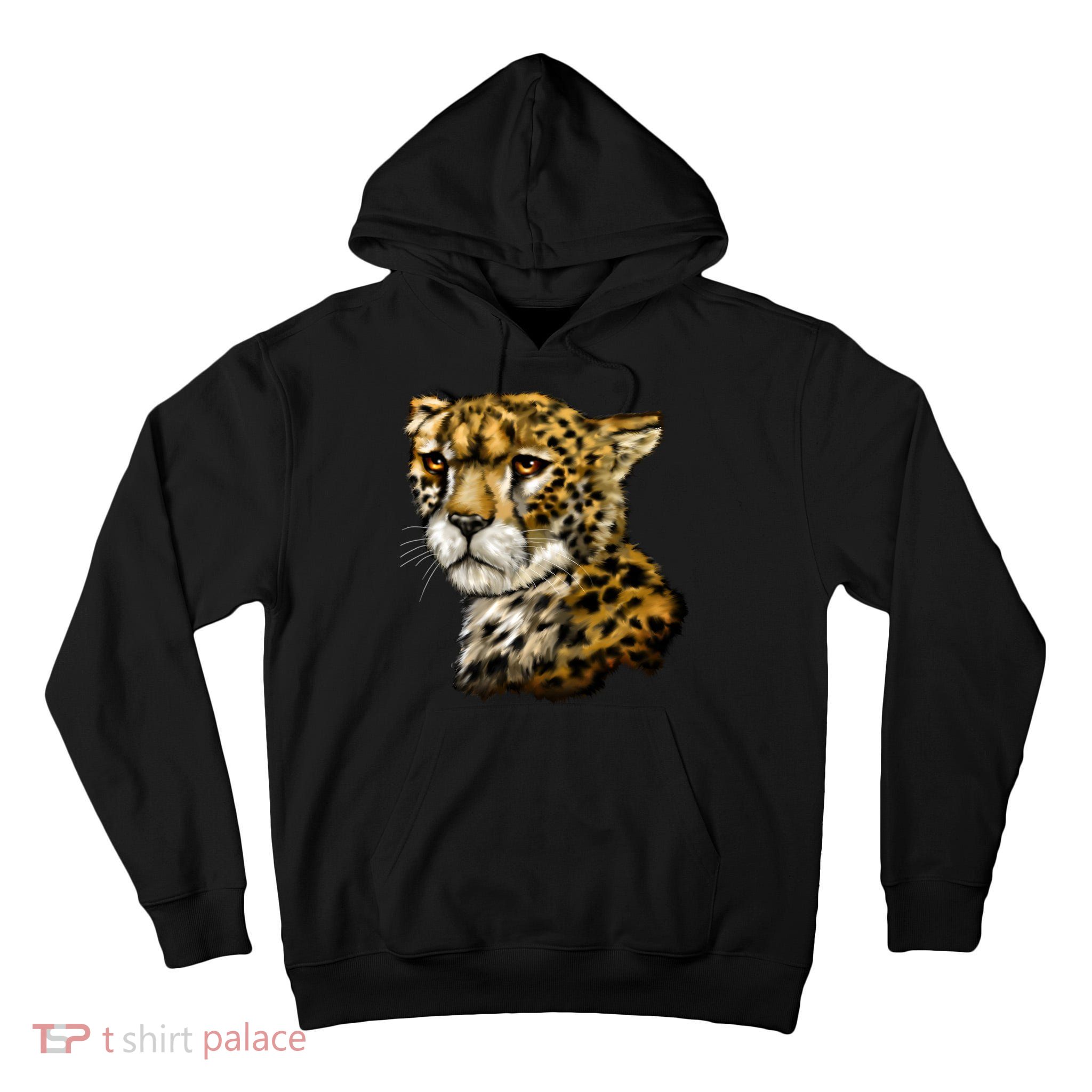 Wildlife - Big Face Cheetah Portrait Tall Hoodie