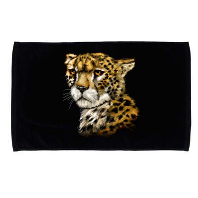 Wildlife - Big Face Cheetah Portrait Microfiber Hand Towel