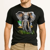 Wildlife - Big Face Elephant Portrait Cooling Performance Crew T-Shirt