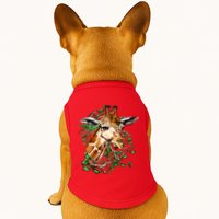 Wildlife - Big Face Giraffe Portrait Doggie Tank