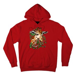 Wildlife - Big Face Giraffe Portrait Hoodie