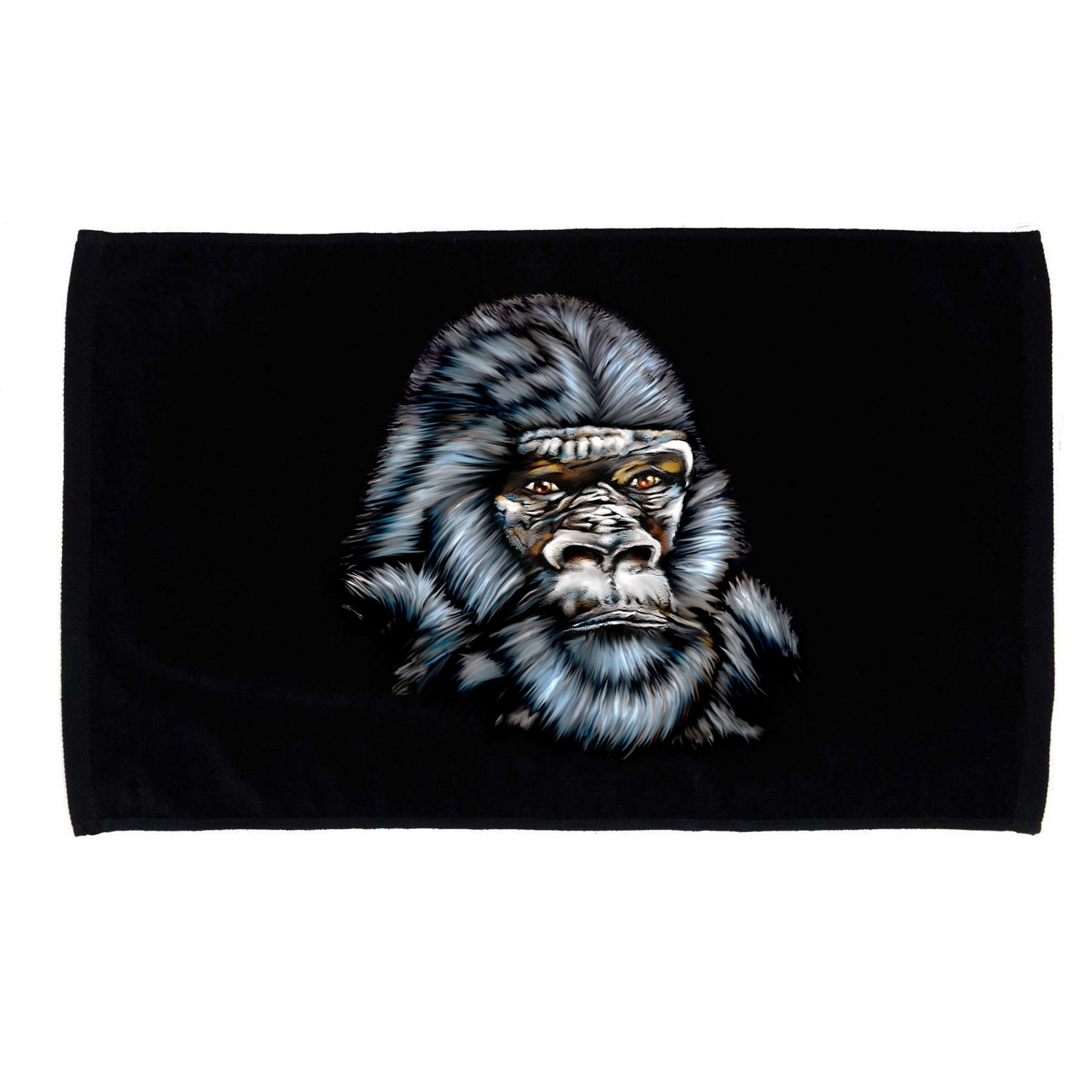 Wildlife - Big Face Gorilla Portrait Microfiber Hand Towel