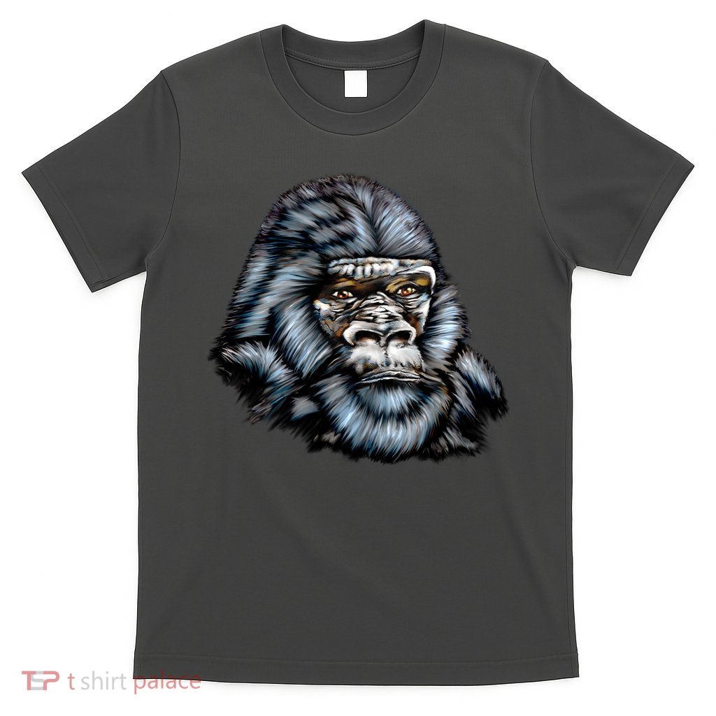Wildlife - Big Face Gorilla Portrait T-Shirt