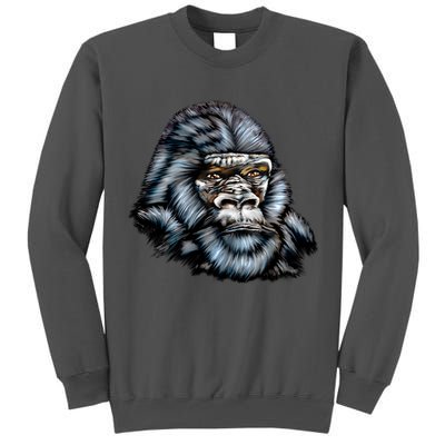 Wildlife - Big Face Gorilla Portrait Tall Sweatshirt