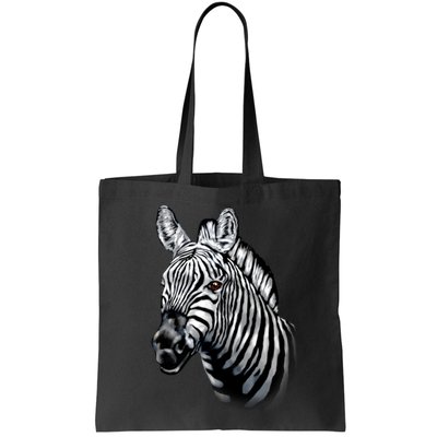 Wildlife - Big Face Zebra Up Close Portrait Bag