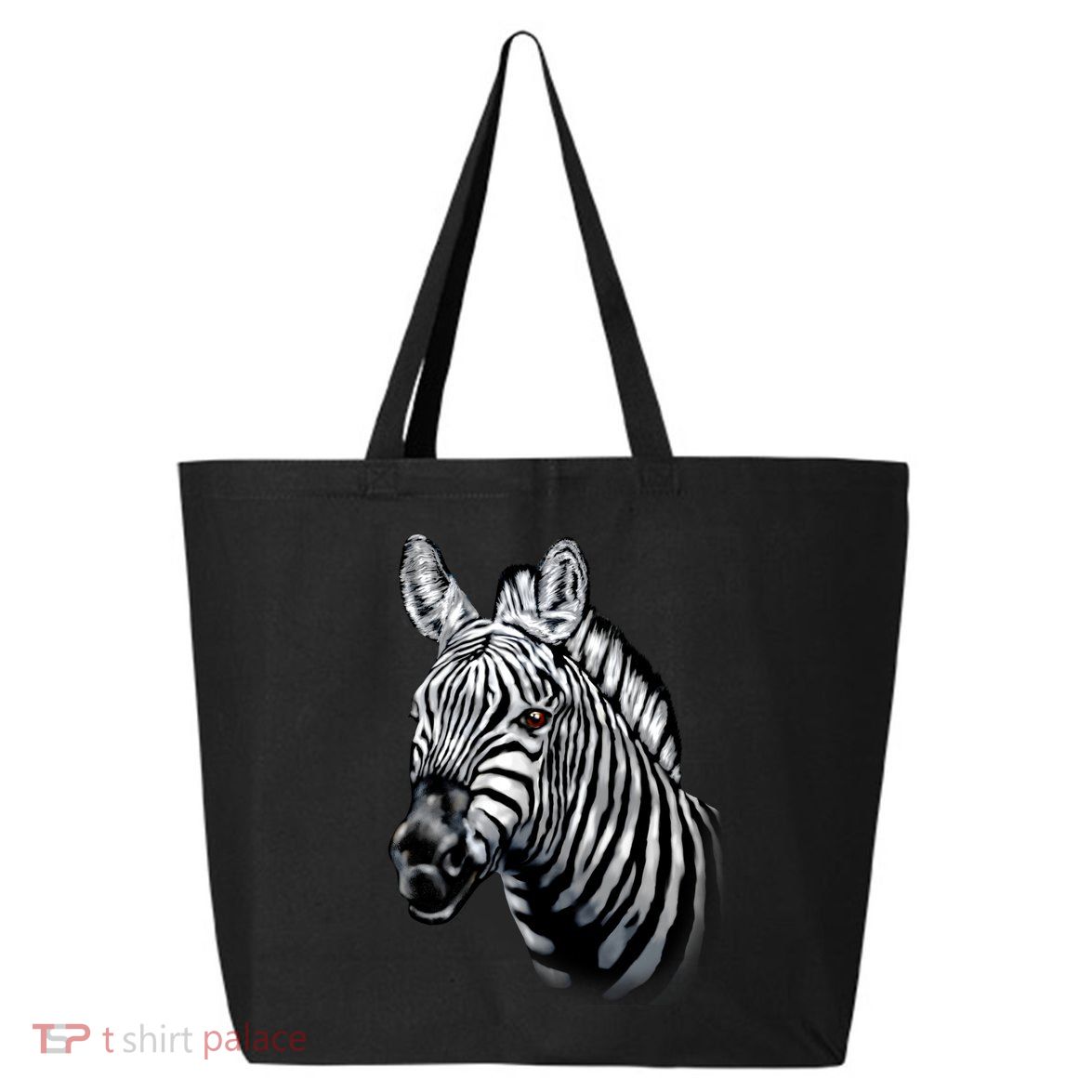 Wildlife - Big Face Zebra Up Close Portrait 25L Jumbo Tote