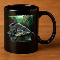 Wildlife - Catfish Swim 11oz C Handle Ceramic Mug