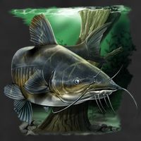 Wildlife - Catfish Swim 11oz C Handle Ceramic Mug