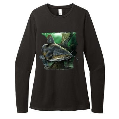 Wildlife - Catfish Swim Womens CVC Long Sleeve Shirt