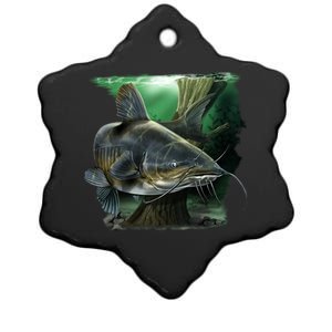 Wildlife - Catfish Swim Ceramic Star Ornament