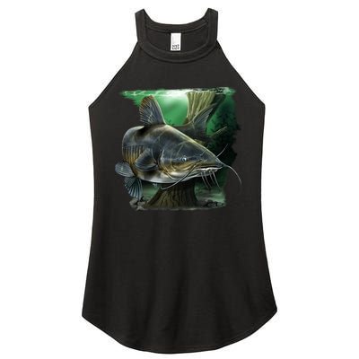 Wildlife - Catfish Swim Women's Perfect Tri Rocker Tank