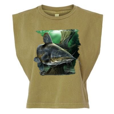 Wildlife - Catfish Swim Garment-Dyed Women's Muscle Tee