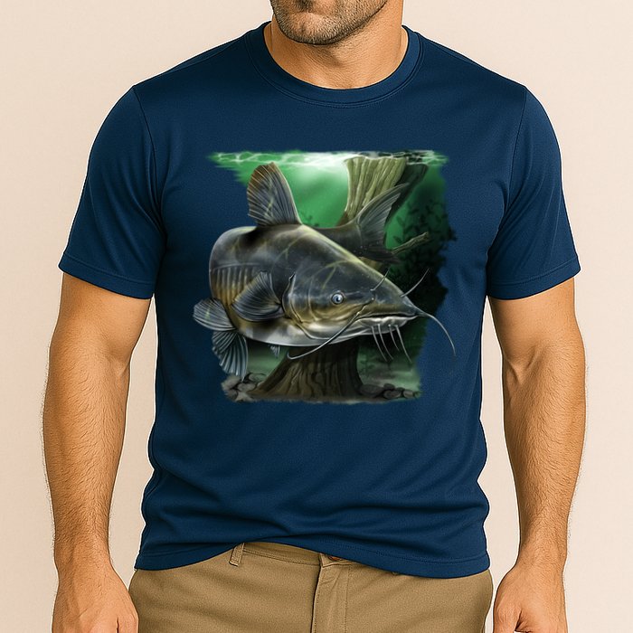 Wildlife - Catfish Swim Cooling Performance Crew T-Shirt