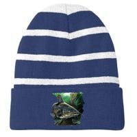 Wildlife - Catfish Swim Striped Beanie with Solid Band