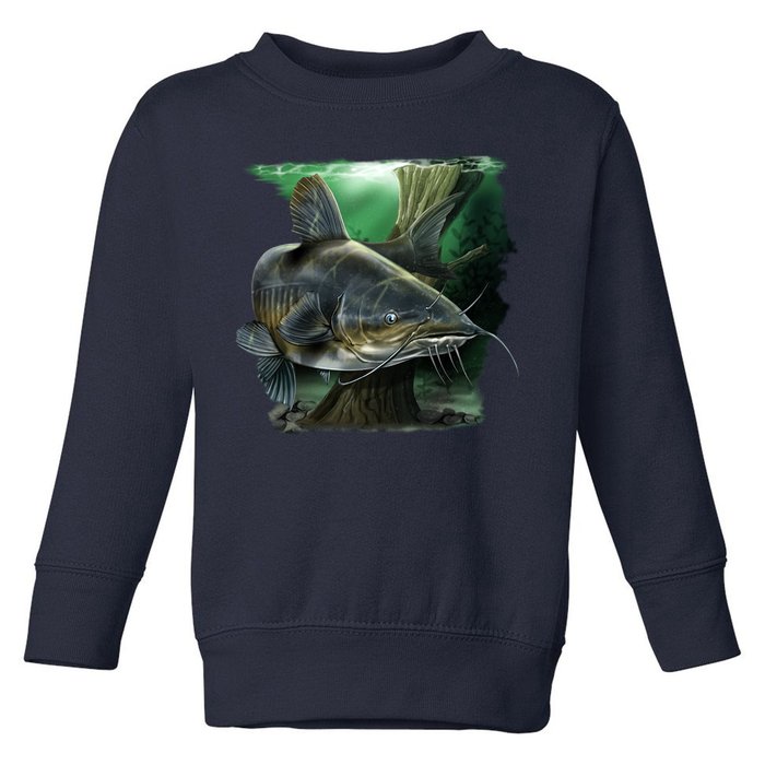 Wildlife - Catfish Swim Toddler Sweatshirt