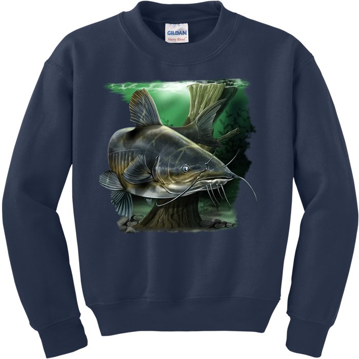 Wildlife - Catfish Swim Kids Sweatshirt