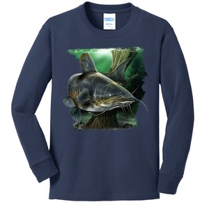 Wildlife - Catfish Swim Kids Long Sleeve Shirt