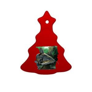 Wildlife - Catfish Swim Ceramic Tree Ornament