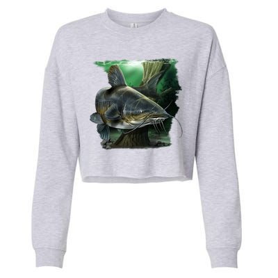 Wildlife - Catfish Swim Cropped Pullover Crew