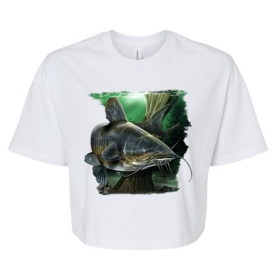 Wildlife - Catfish Swim Bella+Canvas Jersey Crop Tee