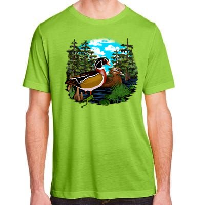 Wildlife - Ducks Portrait Adult ChromaSoft Performance T-Shirt