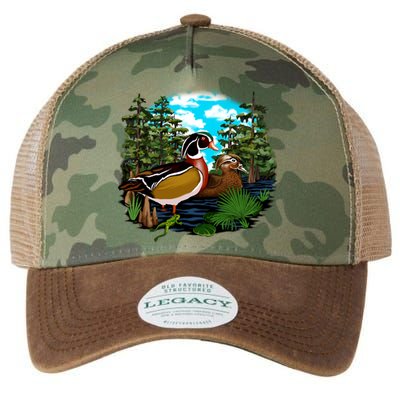 Wildlife - Ducks Portrait Legacy Tie Dye Trucker Hat