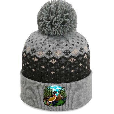 Wildlife - Ducks Portrait The Baniff Cuffed Pom Beanie