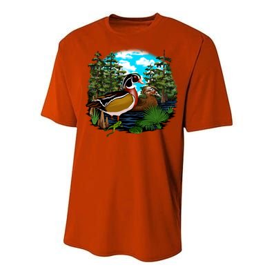 Wildlife - Ducks Portrait Performance Sprint T-Shirt