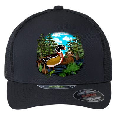 Wildlife - Ducks Portrait Flexfit Unipanel Trucker Cap