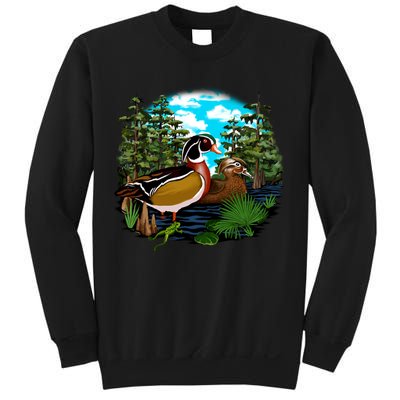 Wildlife - Ducks Portrait Sweatshirt