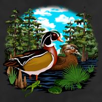 Wildlife - Ducks Portrait Adult Drive Performance Visor
