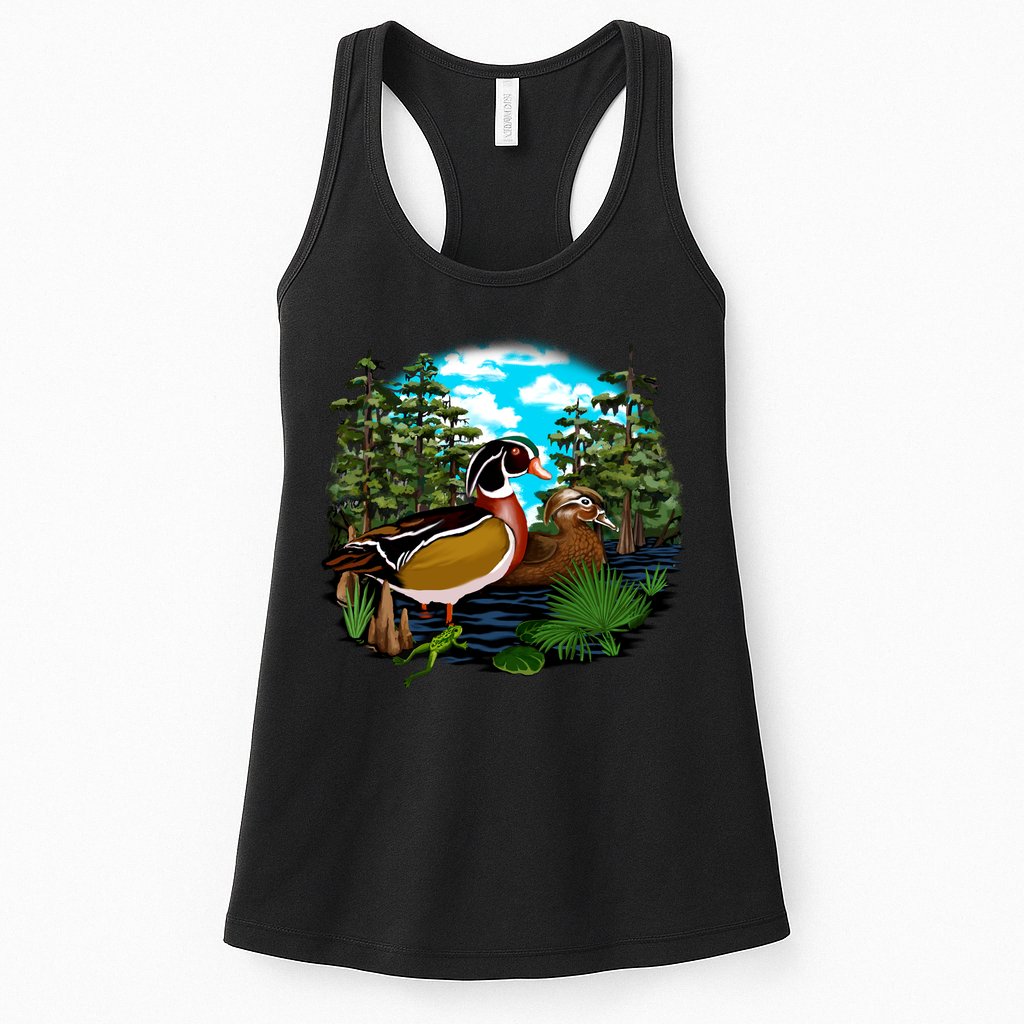 Wildlife - Ducks Portrait Womens Tank Top