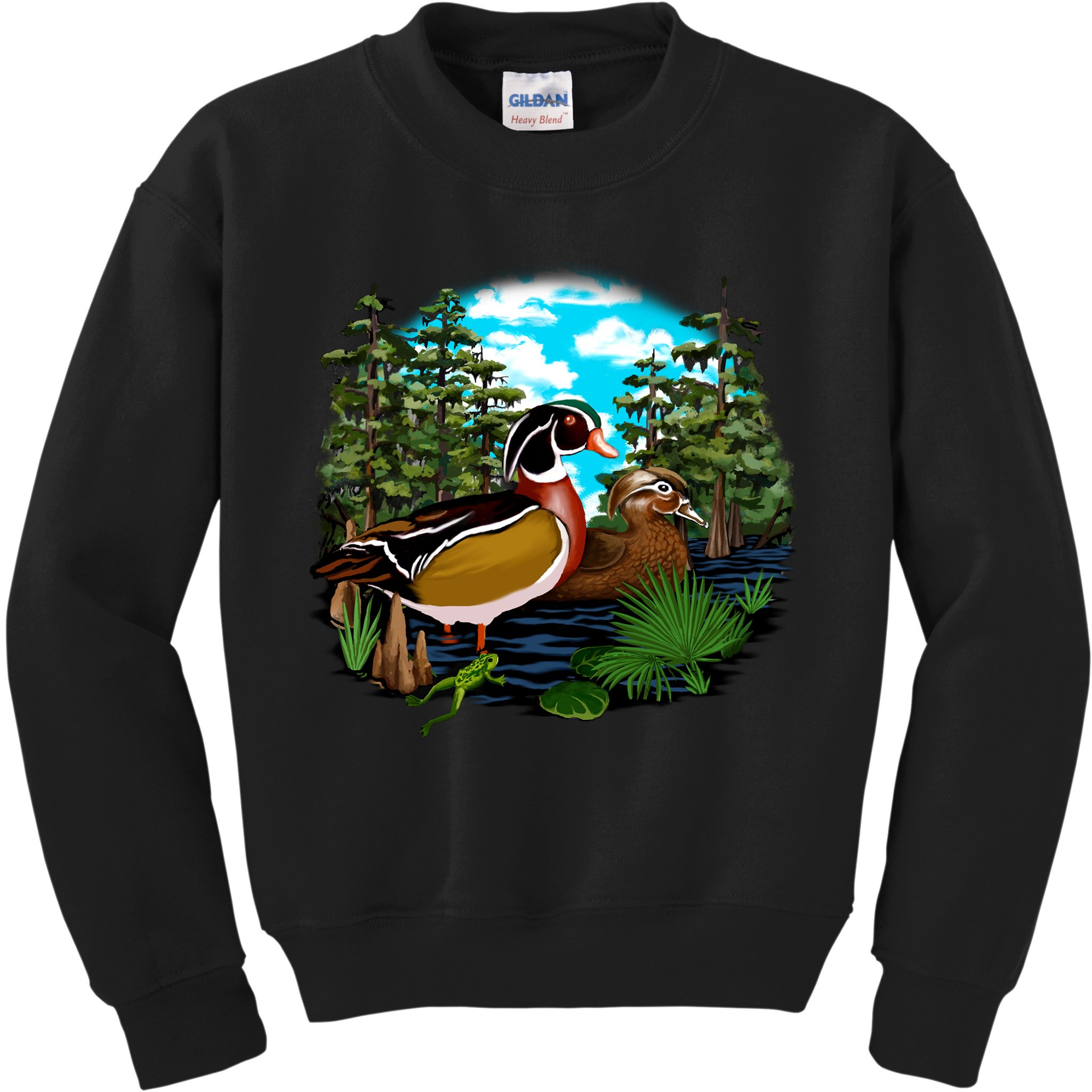 Wildlife - Ducks Portrait Kids Sweatshirt