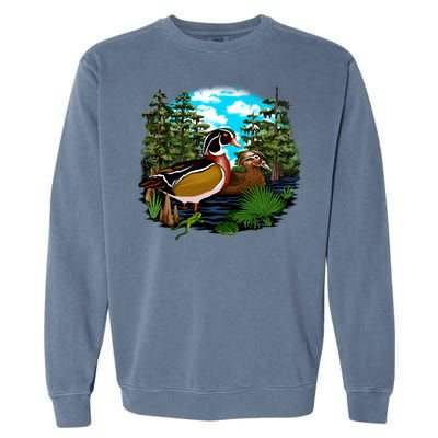 Wildlife - Ducks Portrait Garment-Dyed Sweatshirt