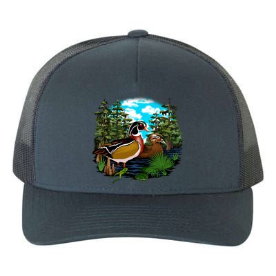 Wildlife - Ducks Portrait Yupoong Adult 5-Panel Trucker Hat