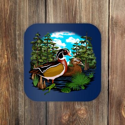 Wildlife - Ducks Portrait Coaster